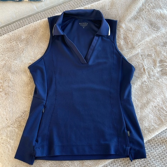 Athleta Golf/Tennis Sleeveless Polo - Picture 1 of 6